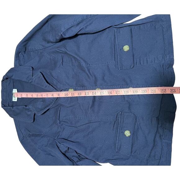 The TOG Shop Petites 3 Button Blazer Jacket Size PM Navy Blue Preppy Academia - Picture 8 of 10